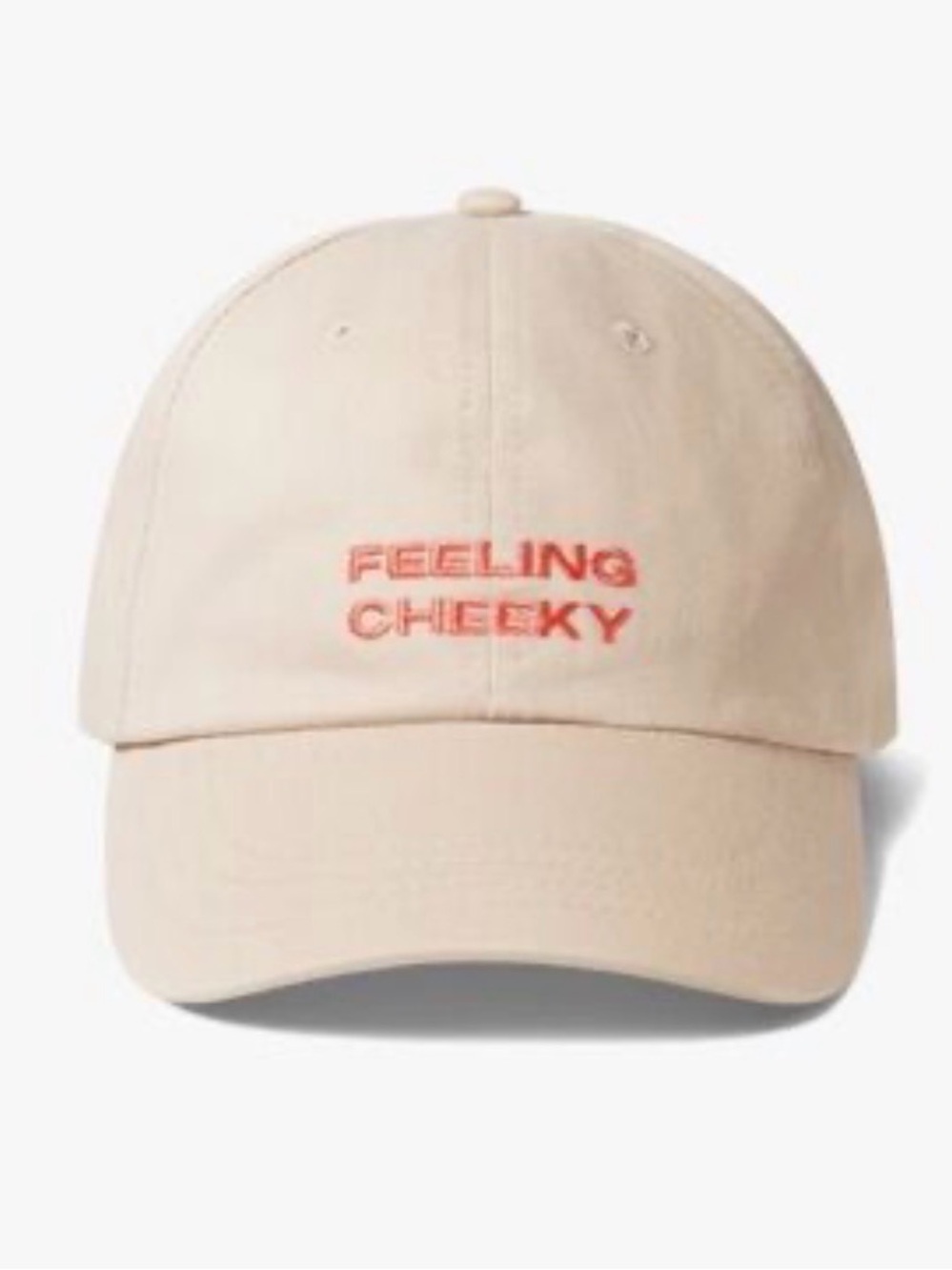 Morphe "Feeling Cheeky" Embroidered Dad Hat Tan Adjustable Limited Edition NEW